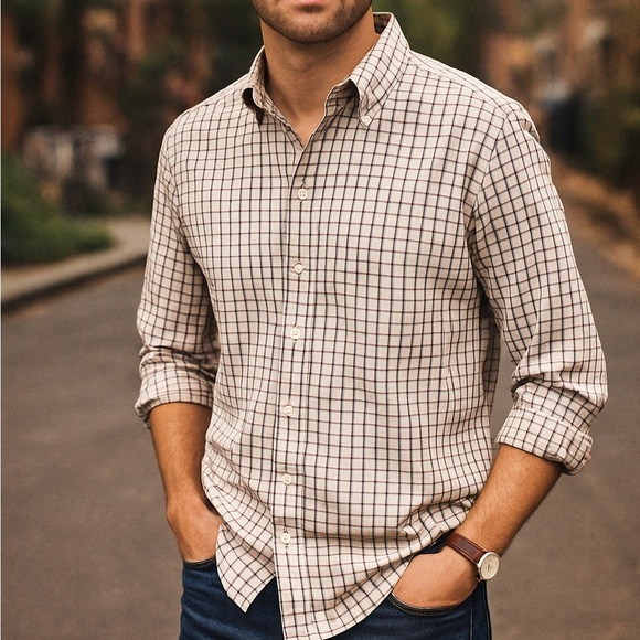 Eddie Bauer Other - Eddie Bauer Men’s TXL / Tall XL Wrinkle-Resistant Classic Fit Shirt